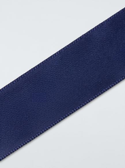 John Lewis Satin Gift Ribbon, 5m, Blue - view 2, Blue