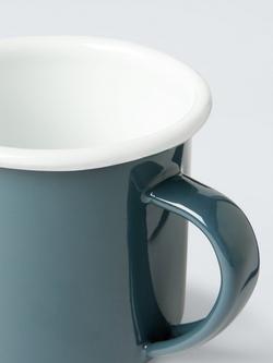 John Lewis Enamel Mug, 395ml - view 2, Indigo