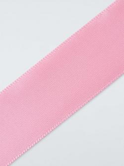 John Lewis Satin Gift Ribbon, 5m, Pink - view 2, Pink