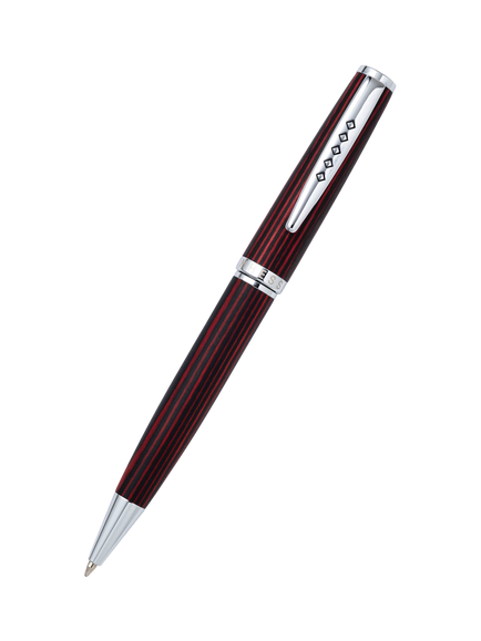 Tom Hessin Edinburgh Collection Rollerball Pen, Red, Red