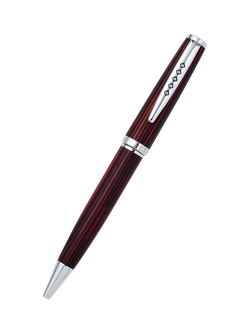 Tom Hessin Edinburgh Collection Rollerball Pen, Red - view 2, Red