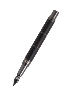 Tom Hessin Revolution Fountain Pen, Charcoal, Charcoal