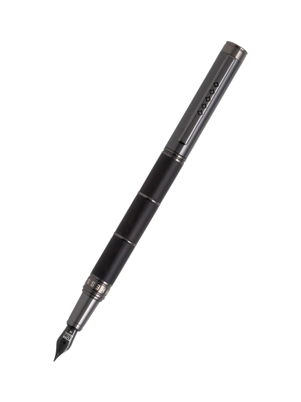 Tom Hessin Revolution Fountain Pen, Charcoal - view 2, Charcoal