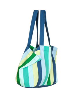 Dock & Bay Cool Lagoon Foldable Tote Bag, Multi/Blue - view 2, Multi Blue