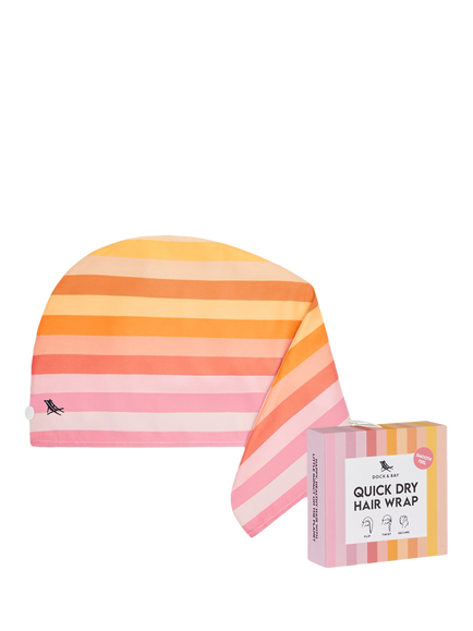 Dock & Bay Miami Sorbet Hair Wrap, Multi/Pink, Multi Pink
