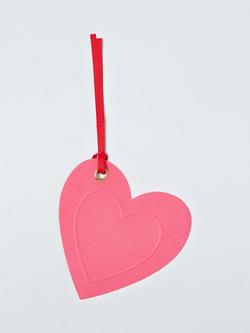 John Lewis Heart Gift Tags, Pack of 3, Multi, Multi