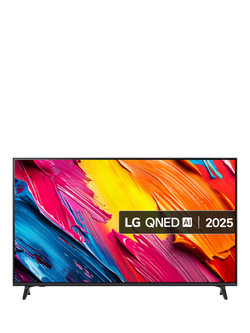 LG 65QNED70A6A (2025) QNED HDR 4K Ultra HD Smart TV, 65 inch, Charcoal Black, Charcoal Black