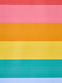 John Lewis Wide Rainbow Stripes Wrapping Paper, 3m, Multi - view 2, Multi