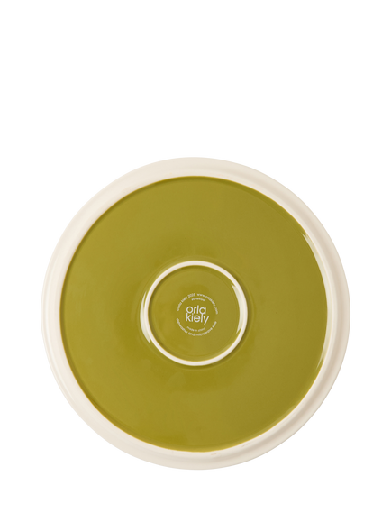Orla Kiely Sycamore Stripe Stoneware Dinner Plate, 25.5cm, Black/White - view 2, Multi