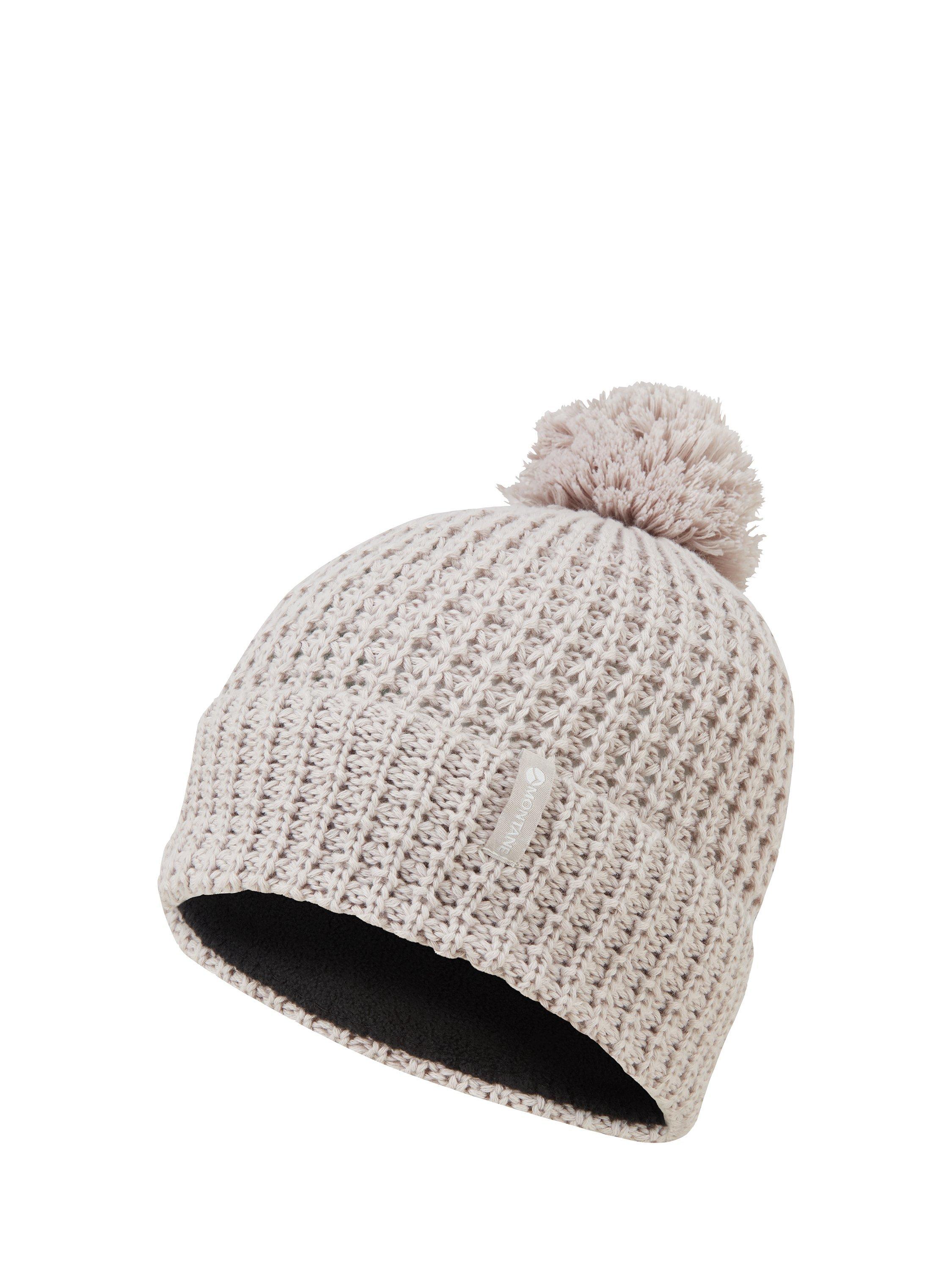 Product image 1 of 3, which shows Montane Pom Pom Beanie Hat with Merino Wool, Oyster