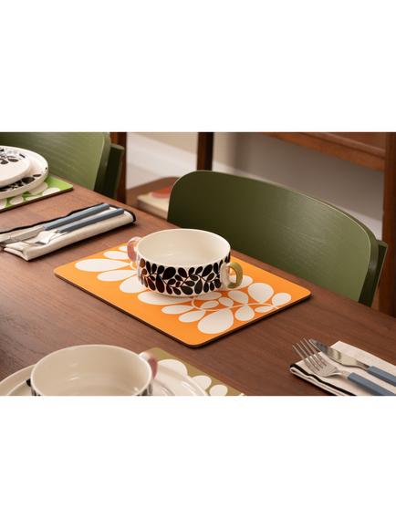 Orla Kiely Sycamore Stripe Stoneware Cereal Bowl, 13cm, Black/White - view 2, Multi