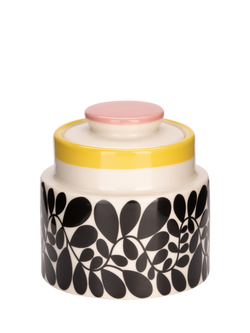 Orla Kiely Sycamore Stripe Stoneware Sugar Bowl & Lid, Multi, Multi