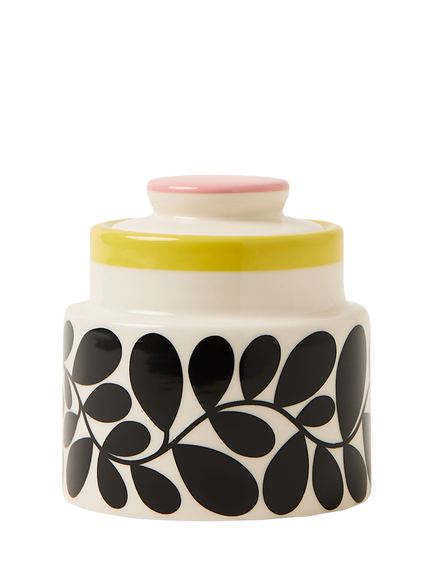 Orla Kiely Sycamore Stripe Stoneware Sugar Bowl & Lid, Multi, Multi