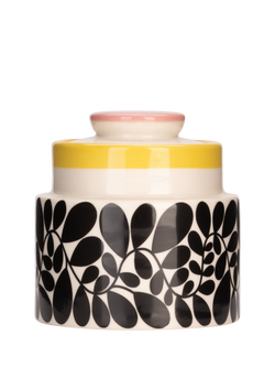 Orla Kiely Sycamore Stripe Stoneware Sugar Bowl & Lid, Multi - view 2, Multi