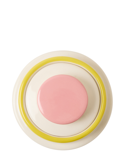 Orla Kiely Sycamore Stripe Stoneware Sugar Bowl & Lid, Multi - view 2, Multi