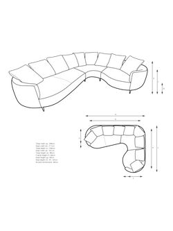 John Lewis Lozenge RHF Corner Sofa - view 2, 