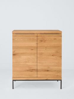 John Lewis Calia Cabinet, Solid Oak - view 2, Solid Oak