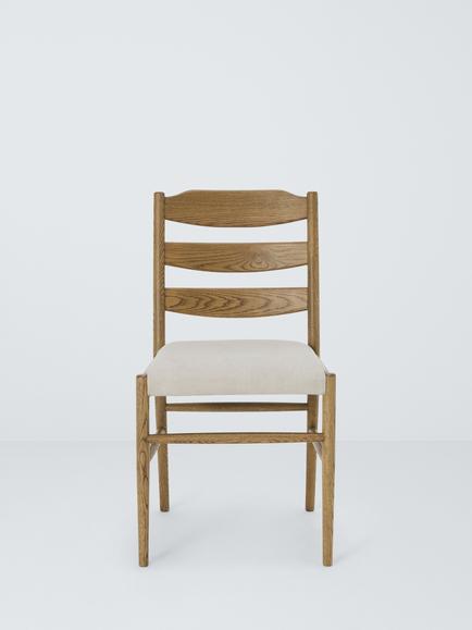 John Lewis Loxton Upholstered Chair, Natural - view 2, Natural