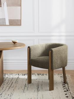 John Lewis Solace Tub Chair, Brown - view 2, Brown
