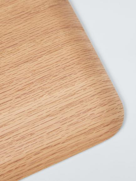 John Lewis The Colour Edit Small Tray, FSC-Certified (Oak/Poplar Wood) - view 2, Green