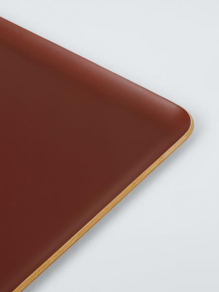 John Lewis The Colour Edit Large Tray, FSC-Certified (Oak/Poplar Wood) - view 2, Red
