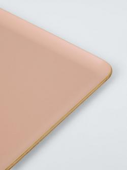 John Lewis Colour Directory Large Tray, FSC-Certified (Oak/Poplar Wood), Deep Plaster - view 2, Pink