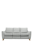 G Plan Vintage OUTLET The Sixty Eight LHF Large 3 Seater Sofa with Footrest Mechanism, Like New, Sorren Grey