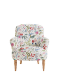 John Lewis OUTLET Fireside Low Back Armchair, Light Leg, Like New, Fruit Tree Natural