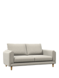 John Lewis OUTLET Harbour Medium 2 Seater Sofa, Light Leg, Like New, Aquaclean Matilda Natural
