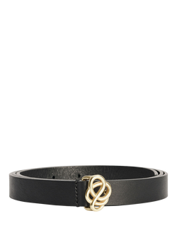 By Malene Birger Ouma Leather Belt, Black