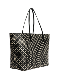 By Malene Birger Abi Printed Tote Bag, Black - view 2, Black