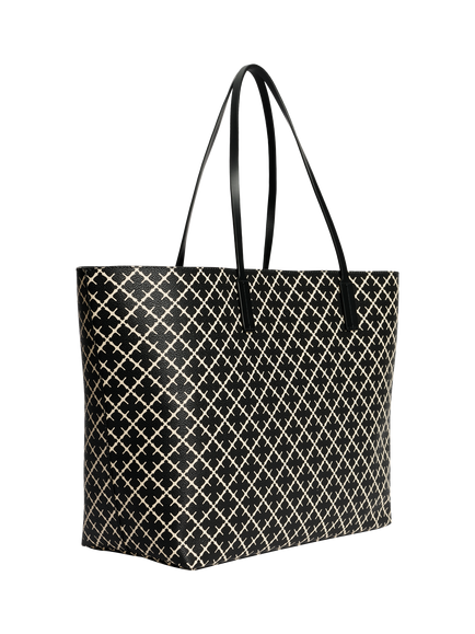 By Malene Birger Abi Printed Tote Bag, Black - view 2, Black