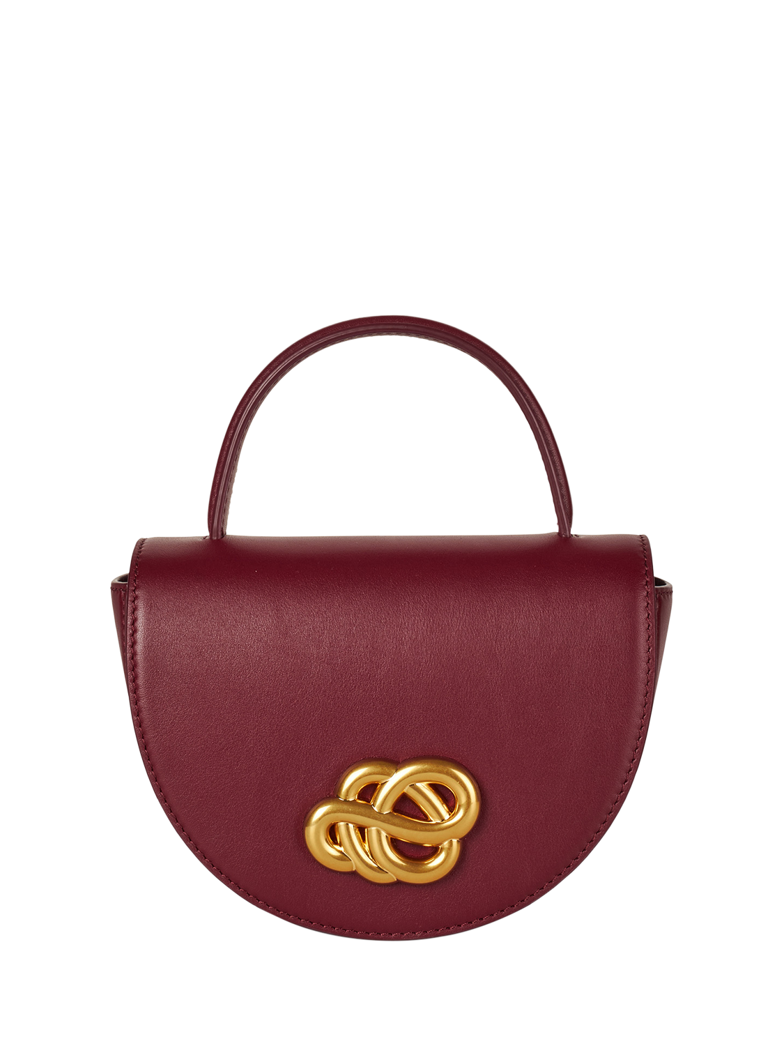 Product image 1 of 4, which shows By Malene Cebella Leather Shoulder Bag, Cabernet
