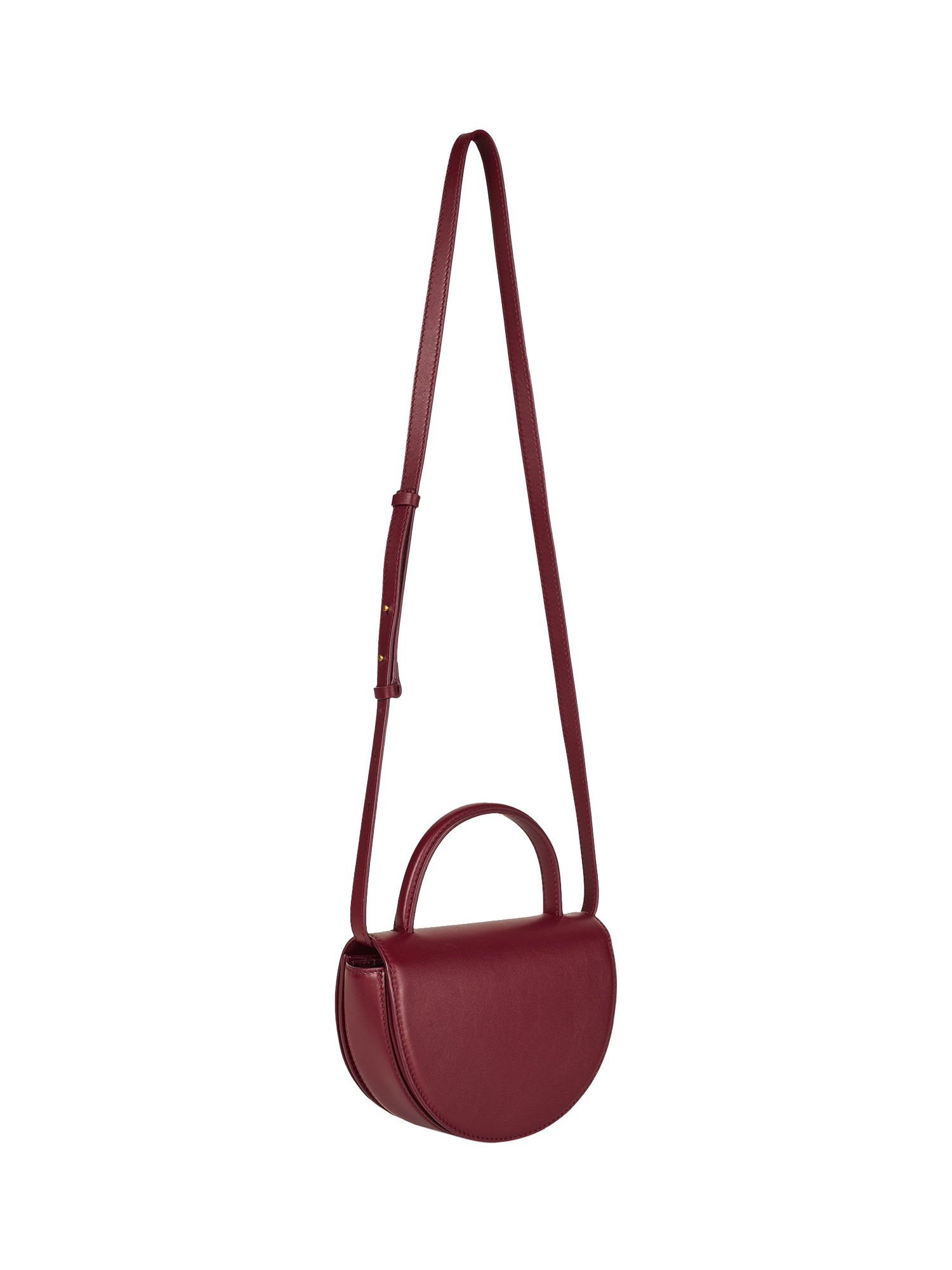 Product image 4 of 4, which shows By Malene Cebella Leather Shoulder Bag, Cabernet