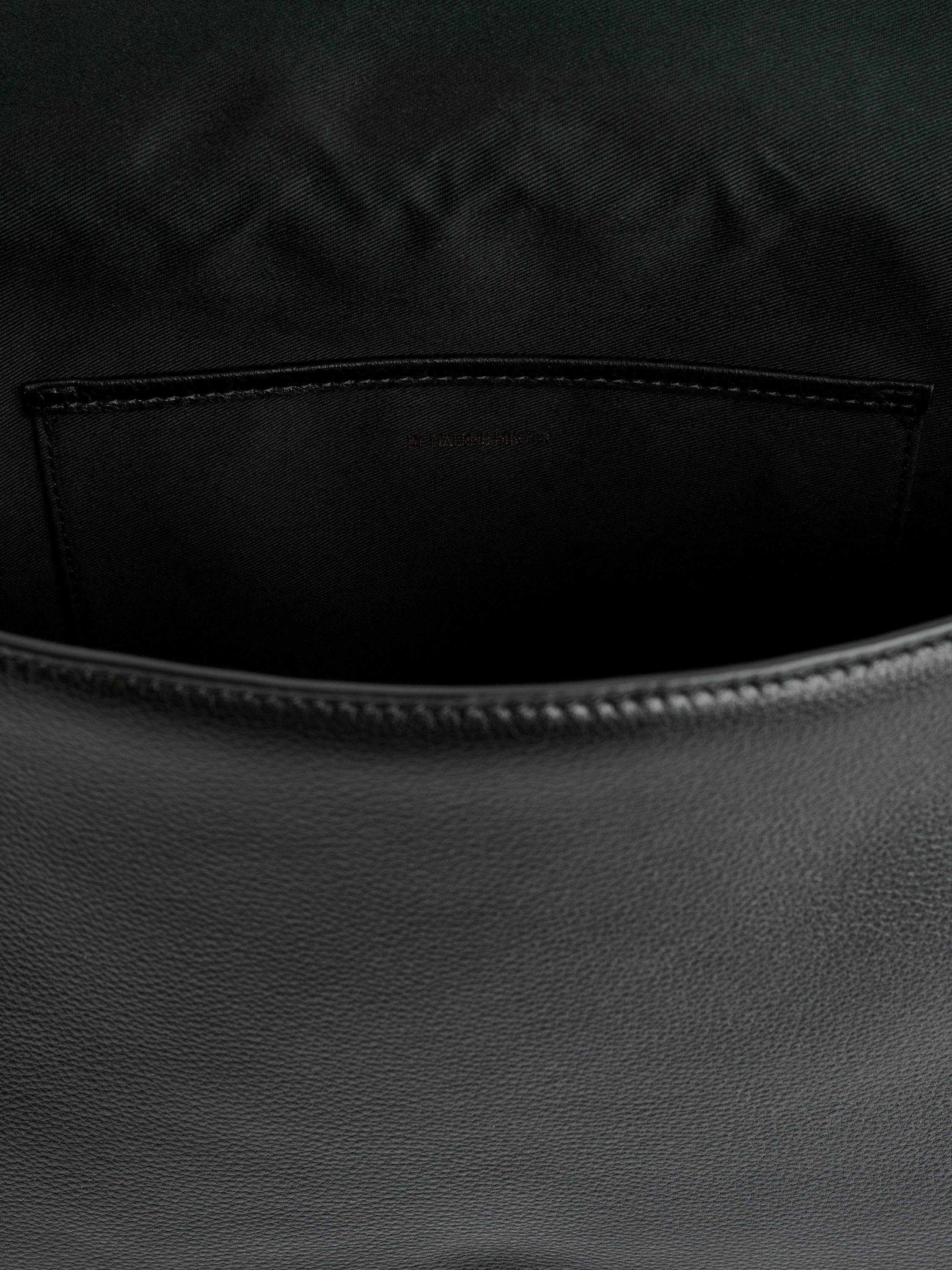 Product image 3 of 3, which shows By Malene Birger Lelou Leather Shoulder Bag, Black