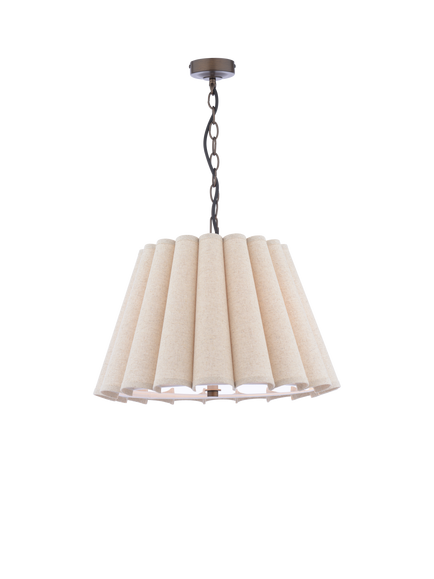 Laura Ashley Holwell Pendant Ceiling Light, Antique Bronze, Metallic Bronze