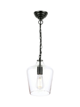 Laura Ashley Ockley Pendant Ceiling Light, Black