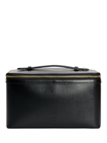 By Malene Birger Aya Beauty Cosmetics Case, Black, Black