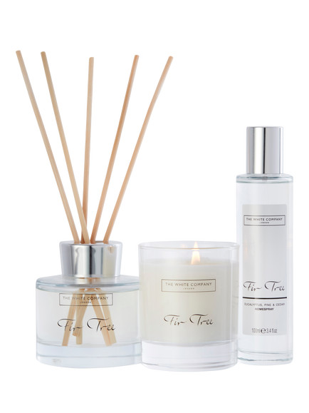 The White Company Fir Tree Home Fragrance Gift Set, White