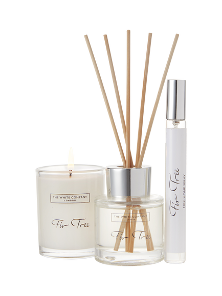 The White Company Fir Tree Mini Scent Set, White