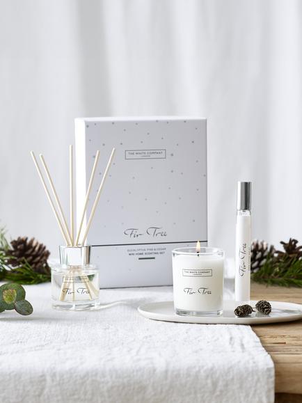 The White Company Fir Tree Mini Scent Set - view 2, White