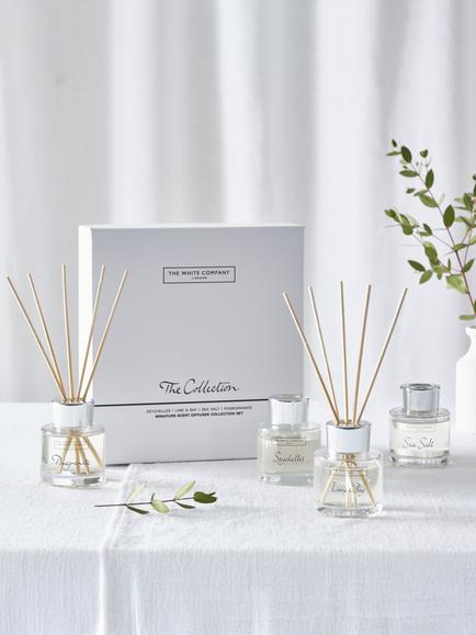 The White Company The Collection Mini Reed Diffuser Gift Set - view 2, White