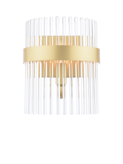 Laura Ashley Alexa Wall Light, Metallic Brass, Metallic Brass