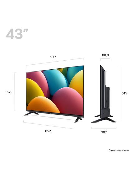 LG 43LR60006LA (2024) LED HDR Full  HD 1080p Smart TV, 43 inch, Black - view 2, Black