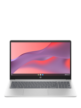 HP Chromebook 15a-nb0001na Laptop, Intel Core i3 Processor, 8GB RAM, 256GB, 15.6” Full HD, Natural Silver