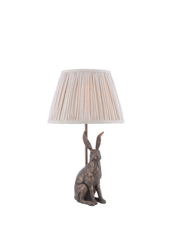 Laura Ashley Hare Table Lamp, Metallic Bronze, Metallic Bronze