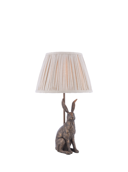 Laura Ashley Hare Table Lamp, Metallic Bronze, Metallic Bronze