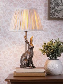 Laura Ashley Hare Table Lamp, Metallic Bronze - view 2, Metallic Bronze