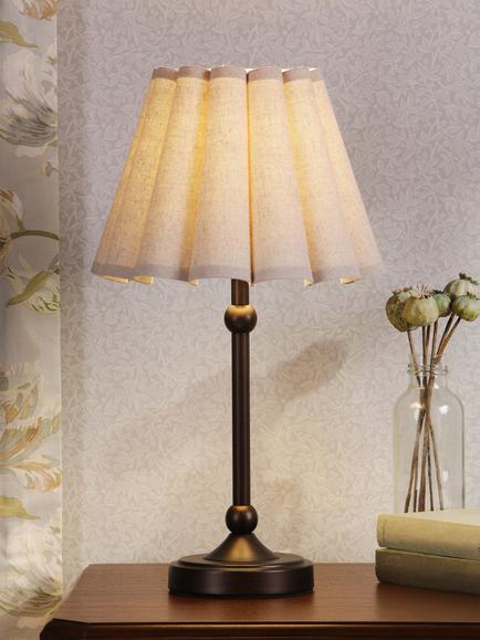 Laura Ashley Holwell Table Lamp, Antique Bronze - view 2, Metallic Bronze