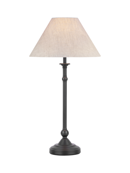 Laura Ashley Ludchurch Table Lamp, Black, Black